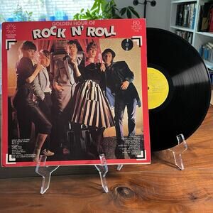 Golden Hour of Rock N' Roll Vinyl LP 1973 GH 557 Embossed Cover UK